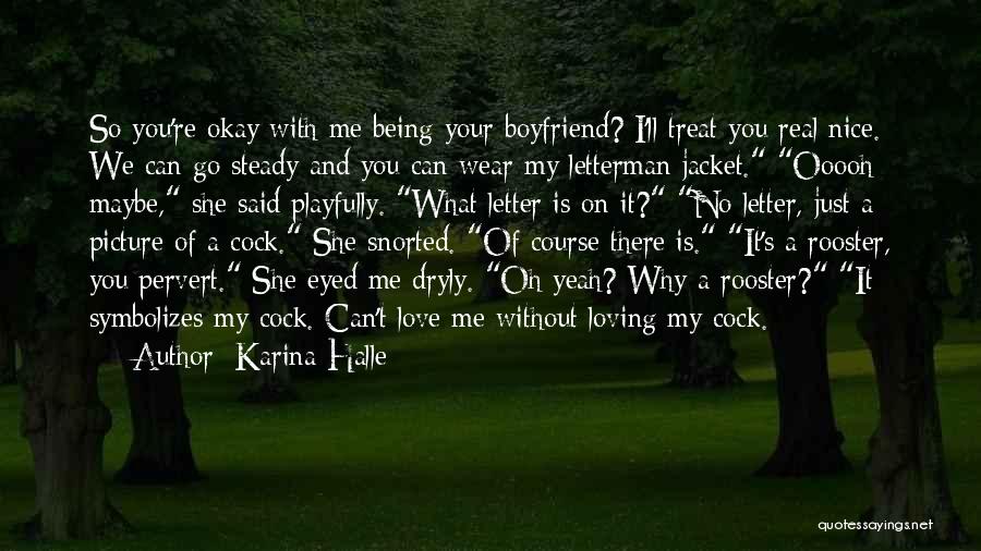 Boyfriend Jacket Quotes By Karina Halle
