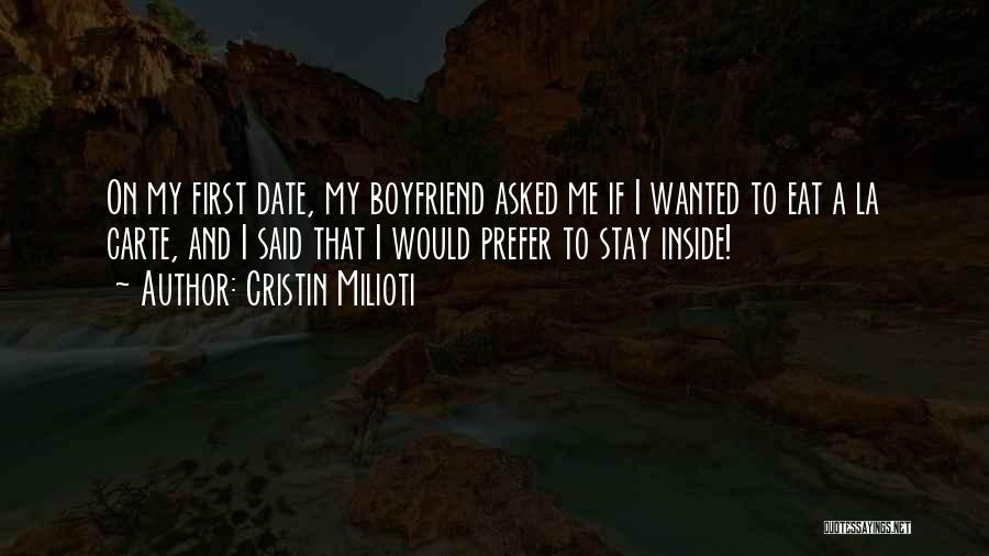 Boyfriend Wanted Quotes By Cristin Milioti