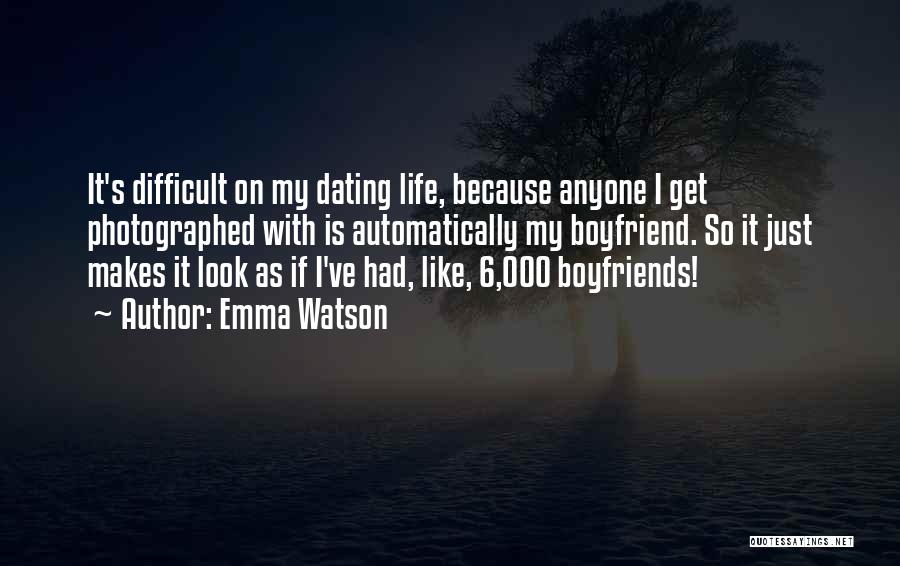Boyfriends Are Like Quotes By Emma Watson