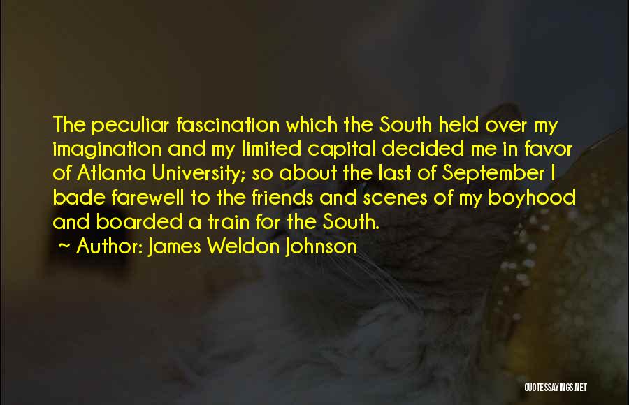 Boyhood Quotes By James Weldon Johnson