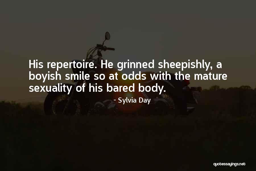 Boyish Smile Quotes By Sylvia Day Boyish Smile Quotes By Sylvia Day