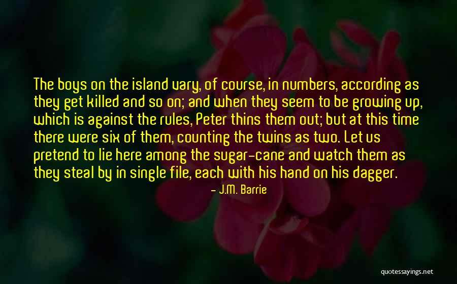 Boys Growing Up Quotes By J.M. Barrie Boys Growing Up Quotes By J.M. Barrie