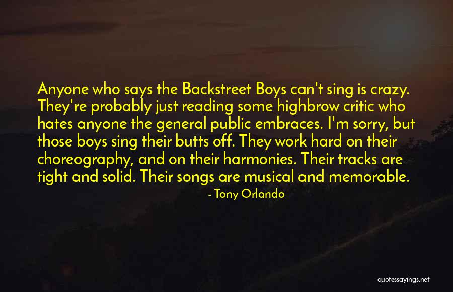 Boys Reading Quotes By Tony Orlando Boys Reading Quotes By Tony Orlando
