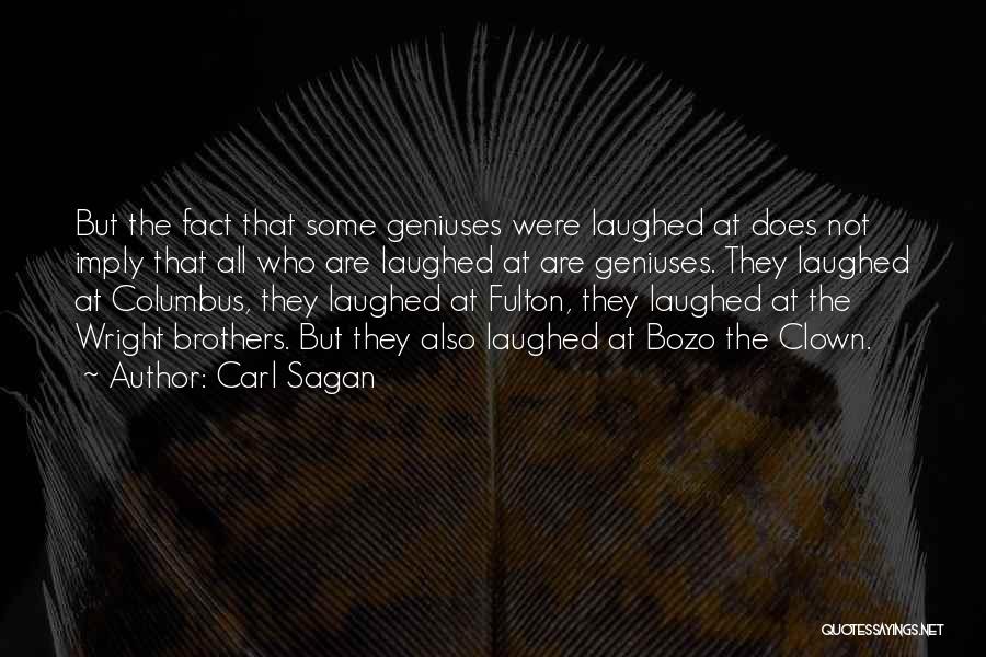 Bozo Clown Quotes By Carl Sagan