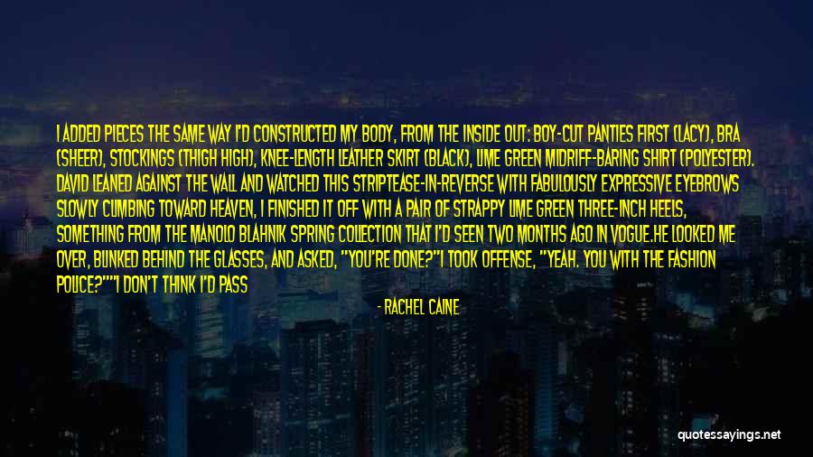 Bra And Panties Quotes By Rachel Caine