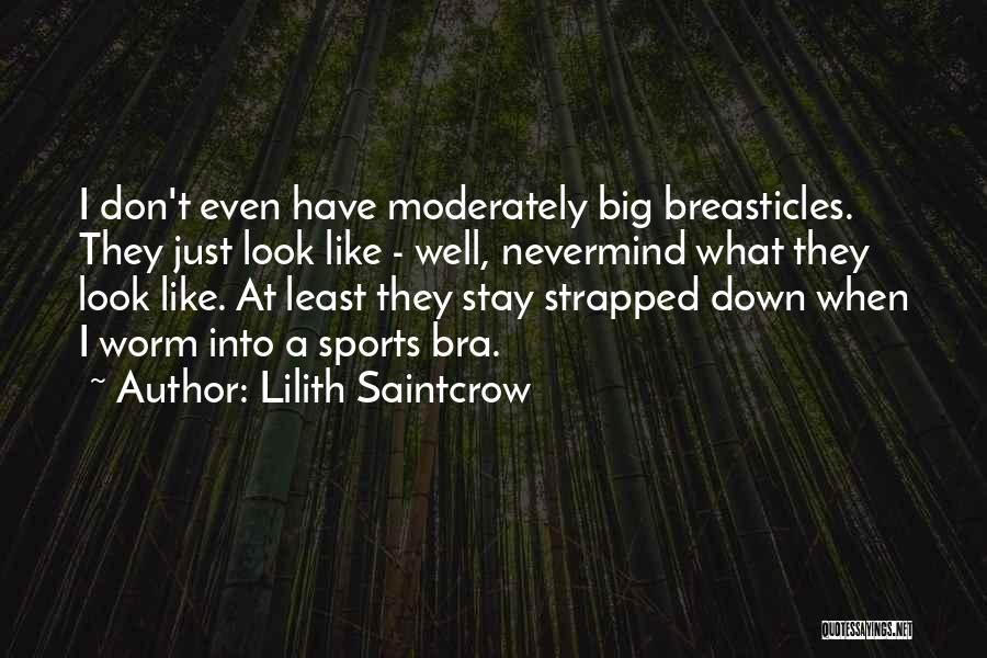 Bra Quotes By Lilith Saintcrow