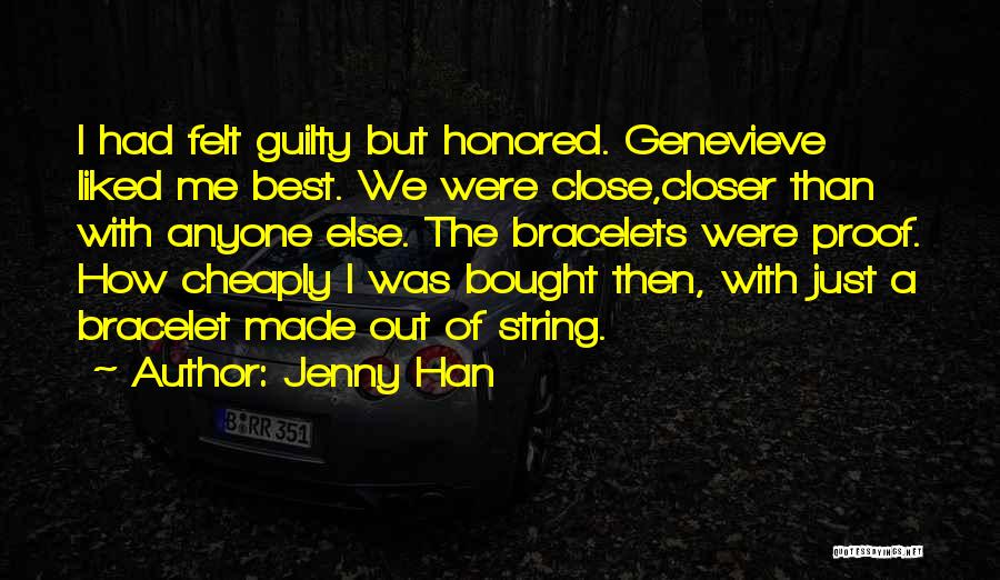 Bracelets Quotes By Jenny Han