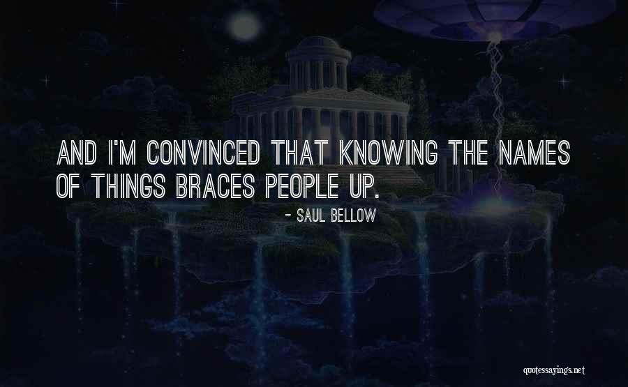 Braces Quotes By Saul Bellow