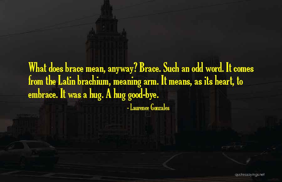 Brachium Quotes By Laurence Gonzales Brachium Quotes By Laurence Gonzales