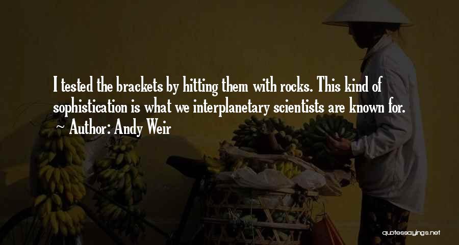 Brackets In Quotes By Andy Weir