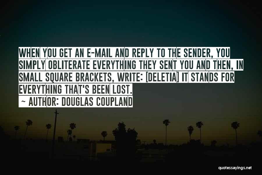 Brackets In Quotes By Douglas Coupland