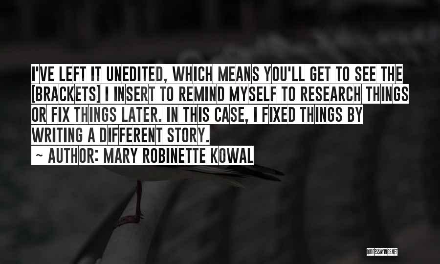 Brackets In Quotes By Mary Robinette Kowal