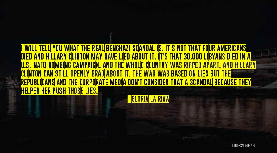 Brag Quotes By Gloria La Riva