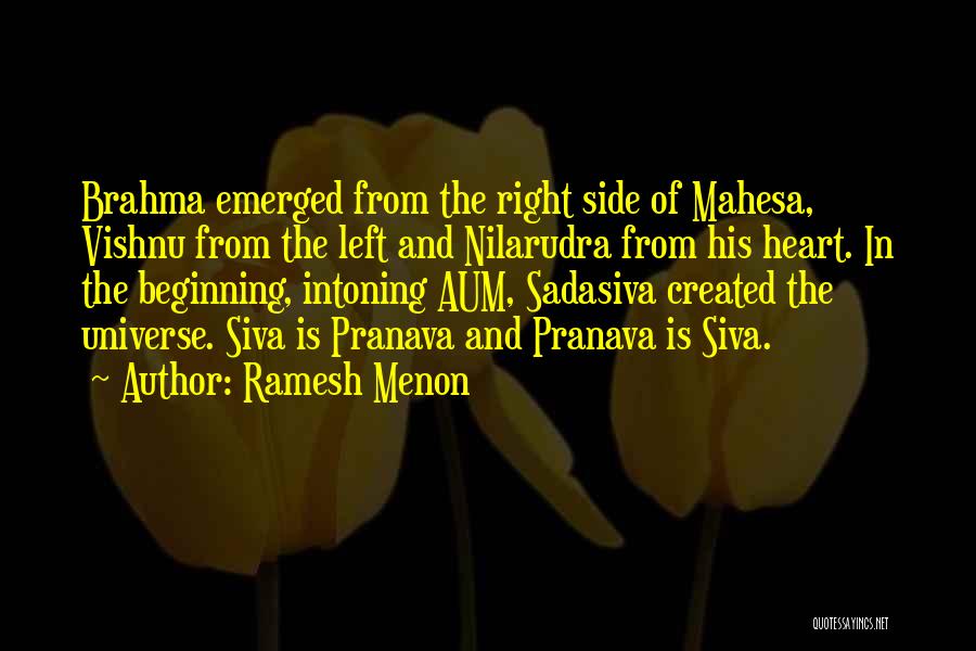 Brahma Quotes By Ramesh Menon