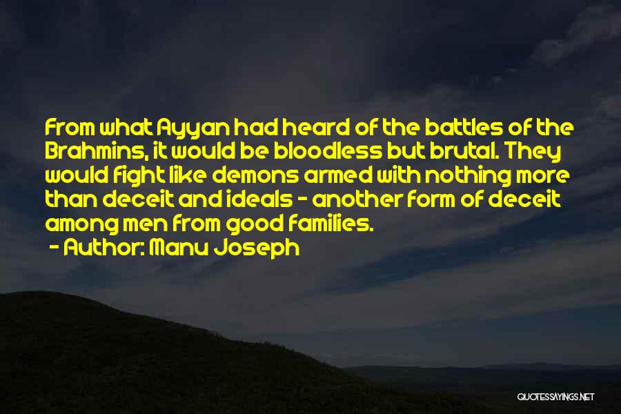 Brahmins Quotes By Manu Joseph