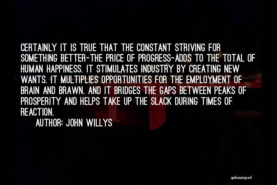 Brain And Brawn Quotes By John Willys