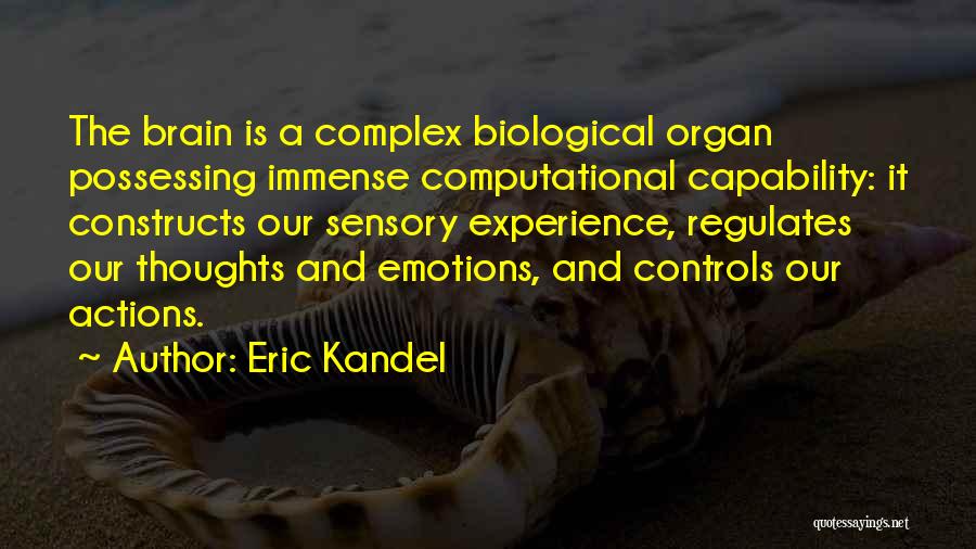 Brain And Emotions Quotes By Eric Kandel