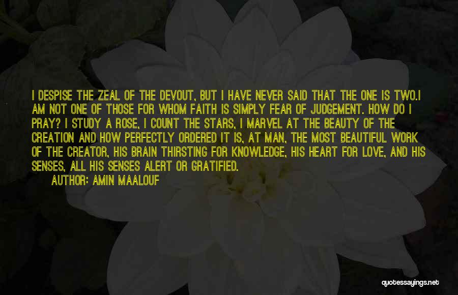 Brain And Heart Love Quotes By Amin Maalouf