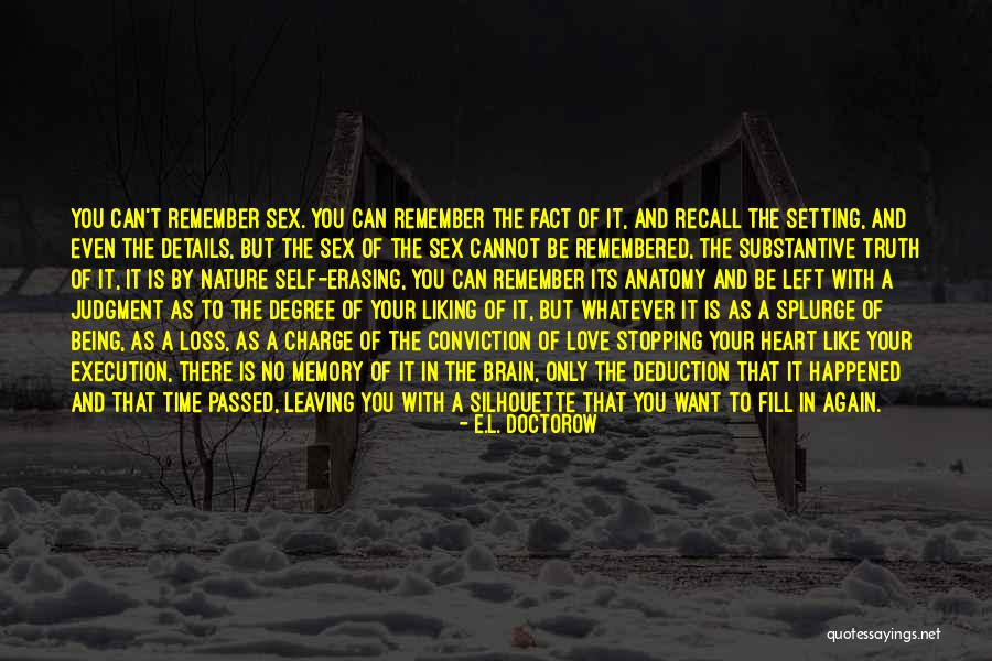 Brain And Heart Love Quotes By E.L. Doctorow Brain And Heart Love Quotes By E.L. Doctorow