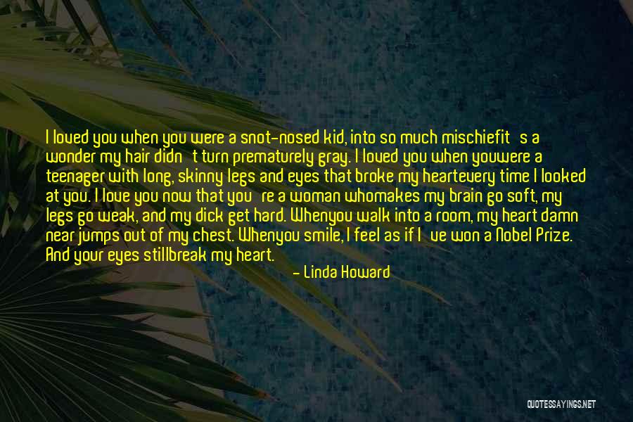 Brain And Heart Love Quotes By Linda Howard