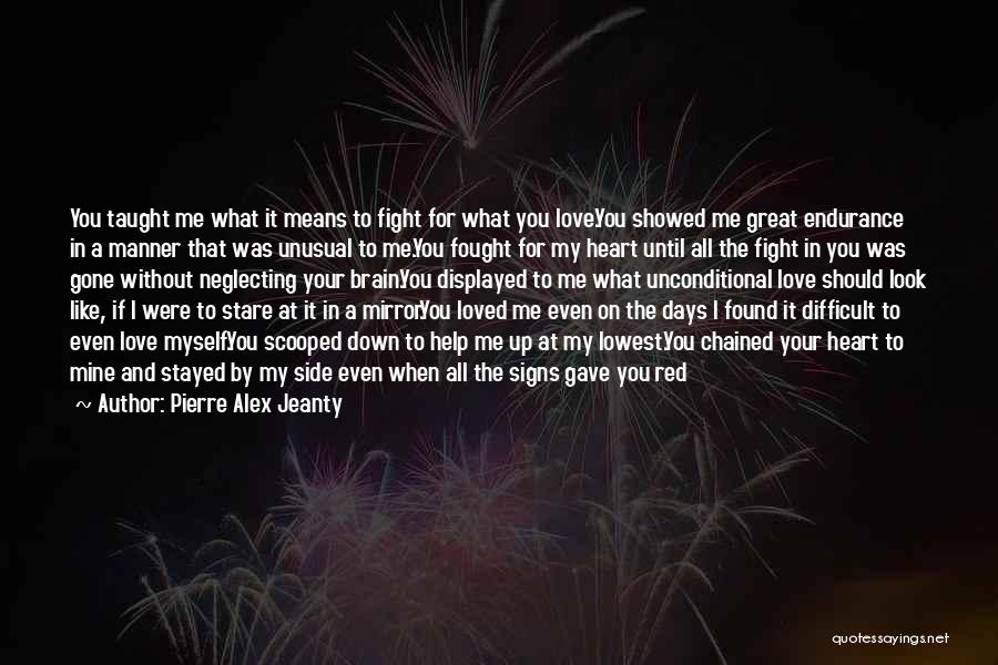 Brain And Heart Love Quotes By Pierre Alex Jeanty