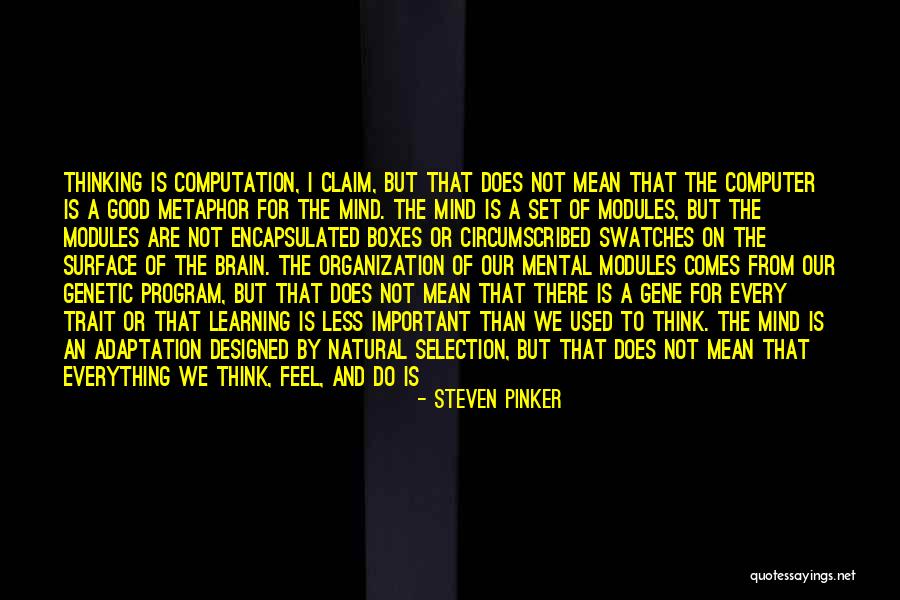 Brain And Learning Quotes By Steven Pinker Brain And Learning Quotes By Steven Pinker