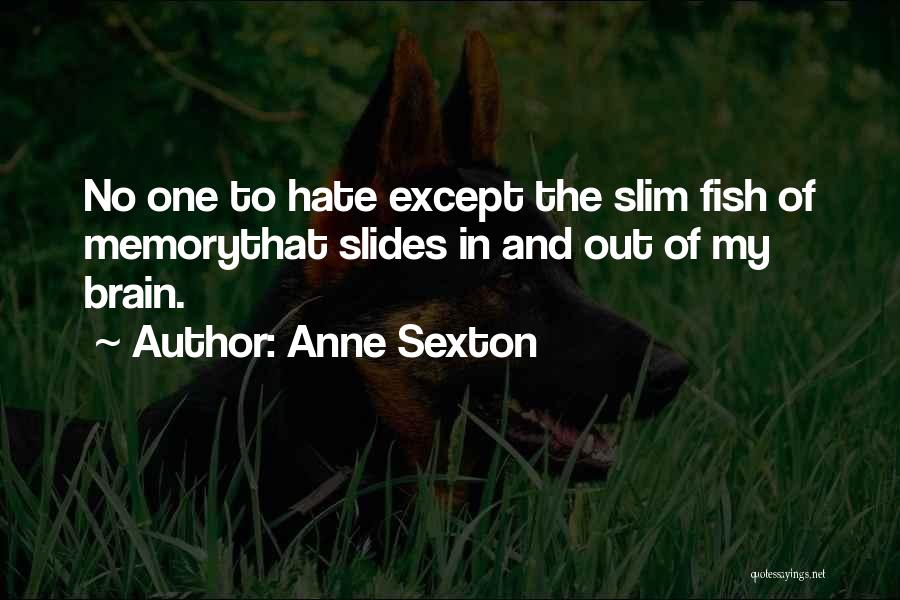 Brain And Memory Quotes By Anne Sexton