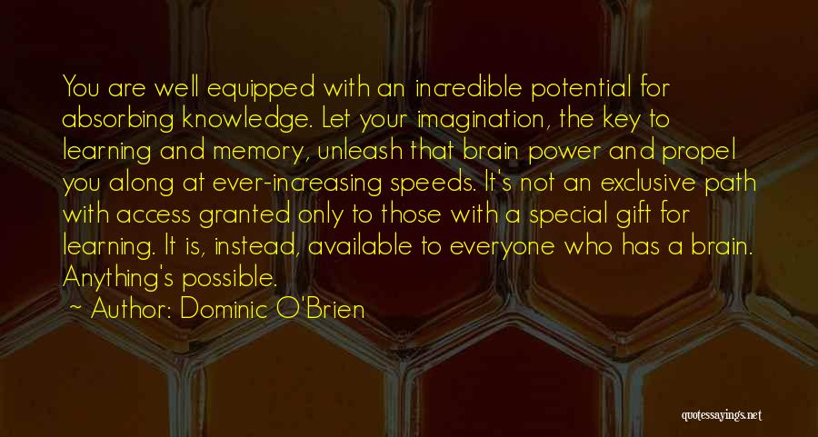 Brain And Memory Quotes By Dominic O'Brien