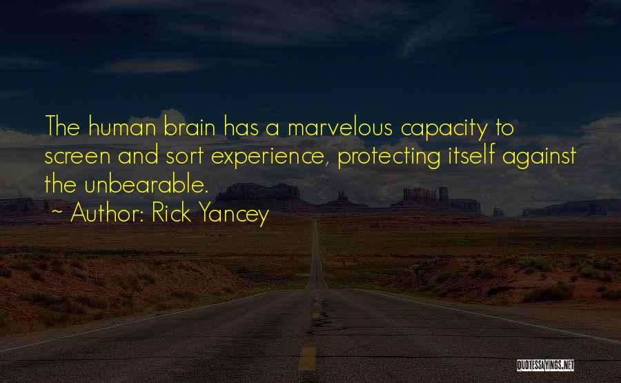 Brain And Memory Quotes By Rick Yancey