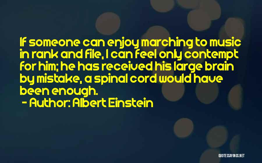 Brain And Music Quotes By Albert Einstein