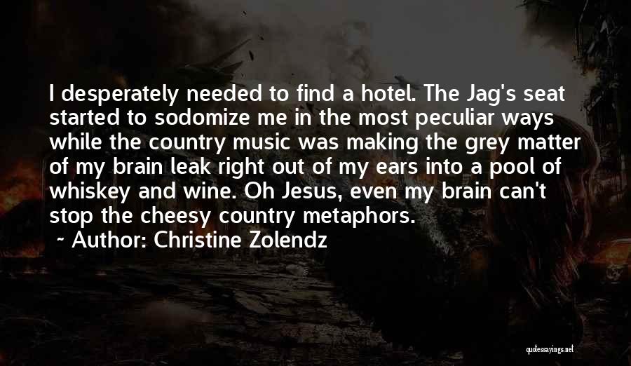 Brain And Music Quotes By Christine Zolendz
