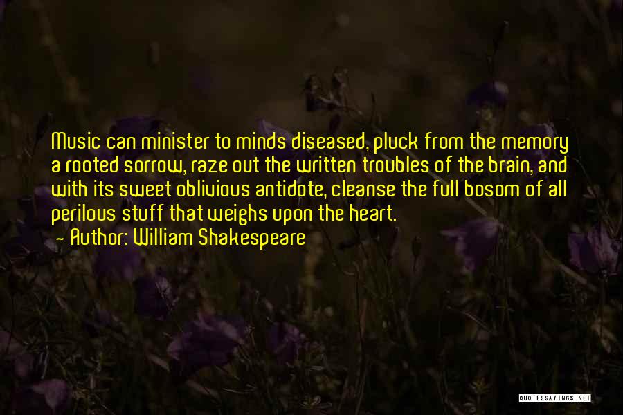 Brain And Music Quotes By William Shakespeare