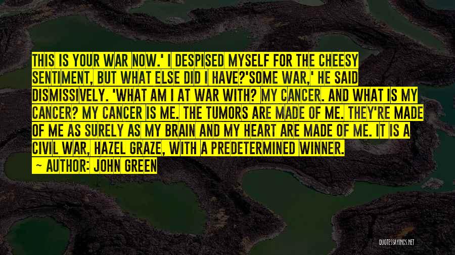 Brain Cancer Quotes By John Green