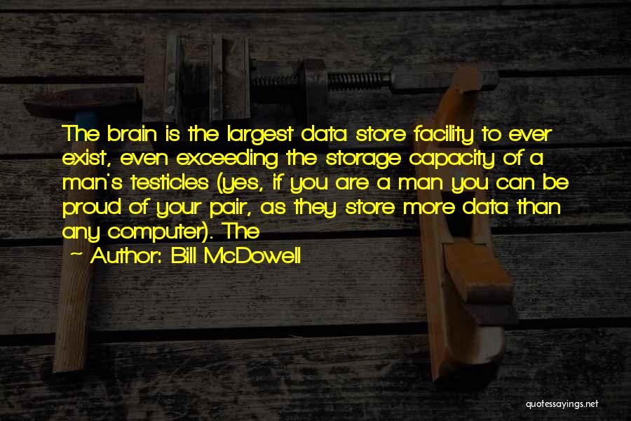 Brain Capacity Quotes By Bill McDowell