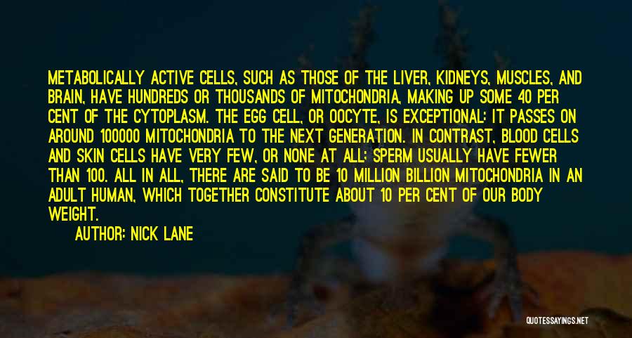 Brain Cell Quotes By Nick Lane