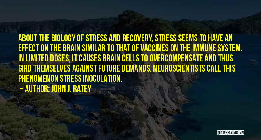 Brain Cells Quotes By John J. Ratey