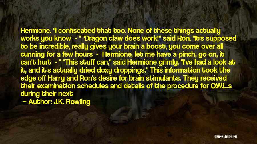 Brain Droppings Quotes By J.K. Rowling