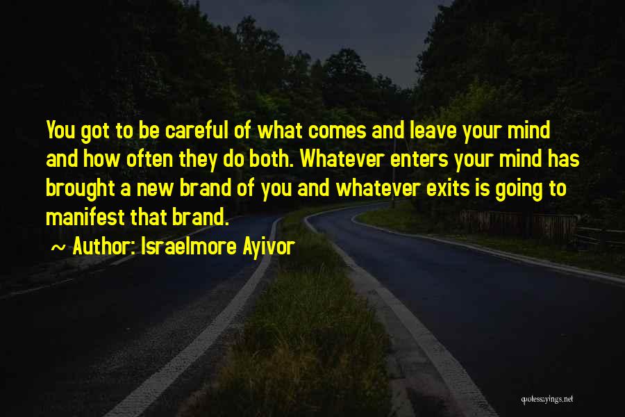 Brain Food Quotes By Israelmore Ayivor