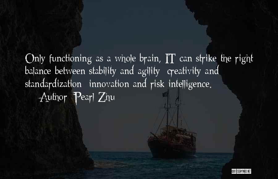 Brain Functioning Quotes By Pearl Zhu