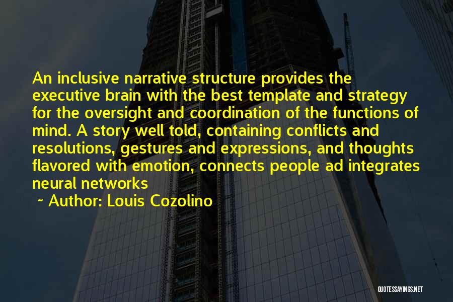 Brain Functions Quotes By Louis Cozolino