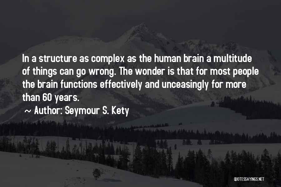 Brain Functions Quotes By Seymour S. Kety