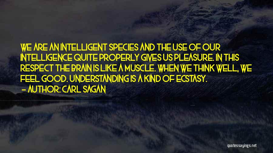 Brain Intelligence Quotes By Carl Sagan