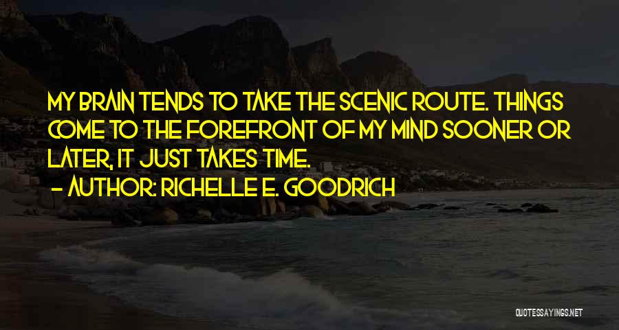 Brain Memory Quotes By Richelle E. Goodrich