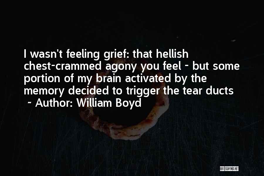 Brain Memory Quotes By William Boyd