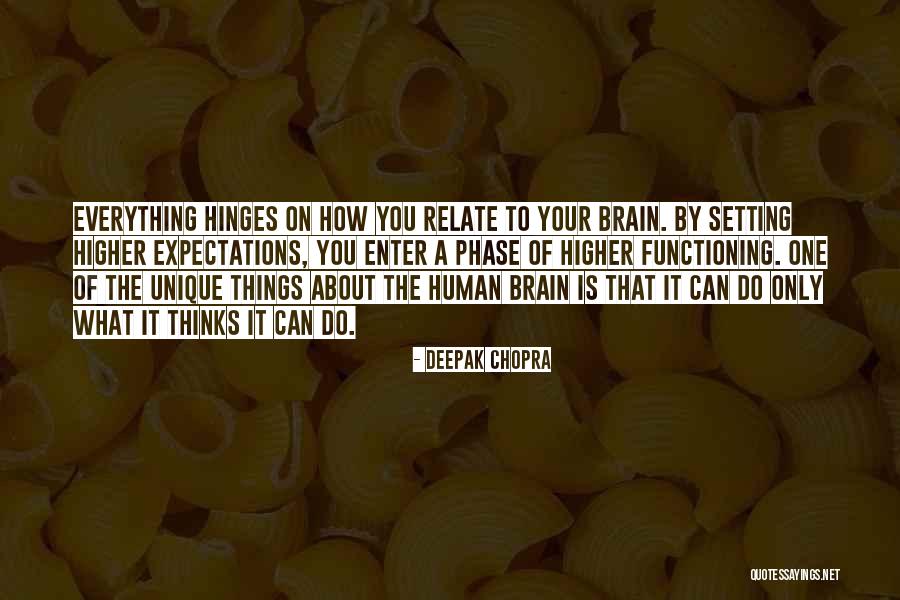 Brain Not Functioning Quotes By Deepak Chopra Brain Not Functioning Quotes By Deepak Chopra
