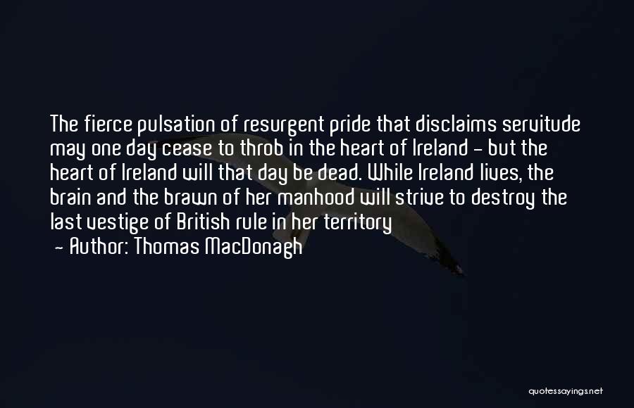 Brain Over Brawn Quotes By Thomas MacDonagh