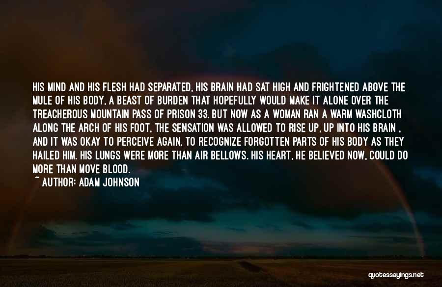 Brain Over Heart Quotes By Adam Johnson