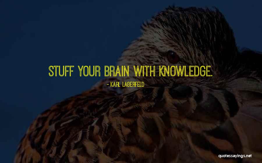 Brain Quotes Quotes By Karl Lagerfeld Brain Quotes Quotes By Karl Lagerfeld