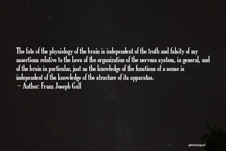 Brain Science Quotes By Franz Joseph Gall