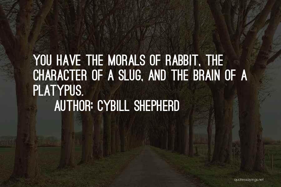 Brain Slug Quotes By Cybill Shepherd